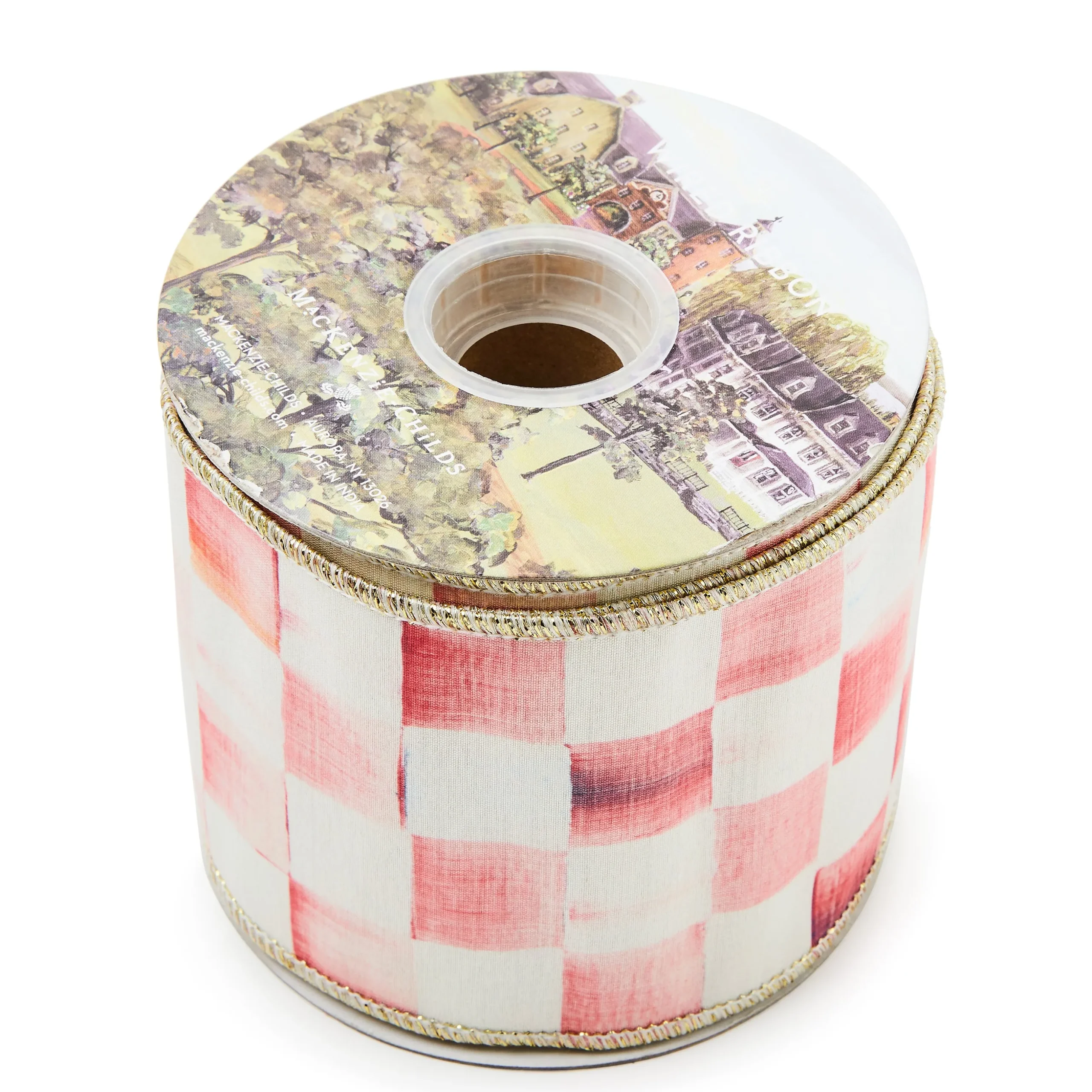 Rosy Check 4" Ribbon