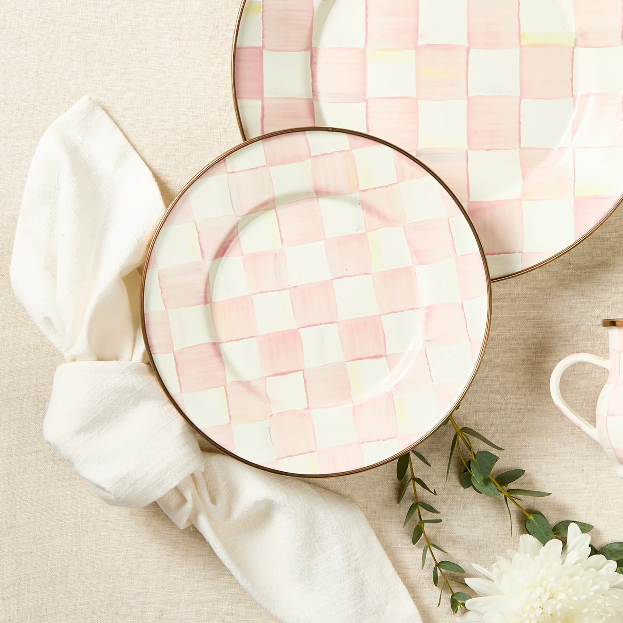 Rosy Check Salad/Dessert Plate
