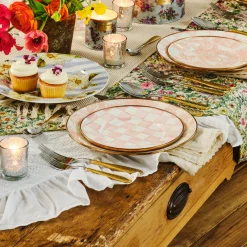 Rosy Check Salad/Dessert Plate
