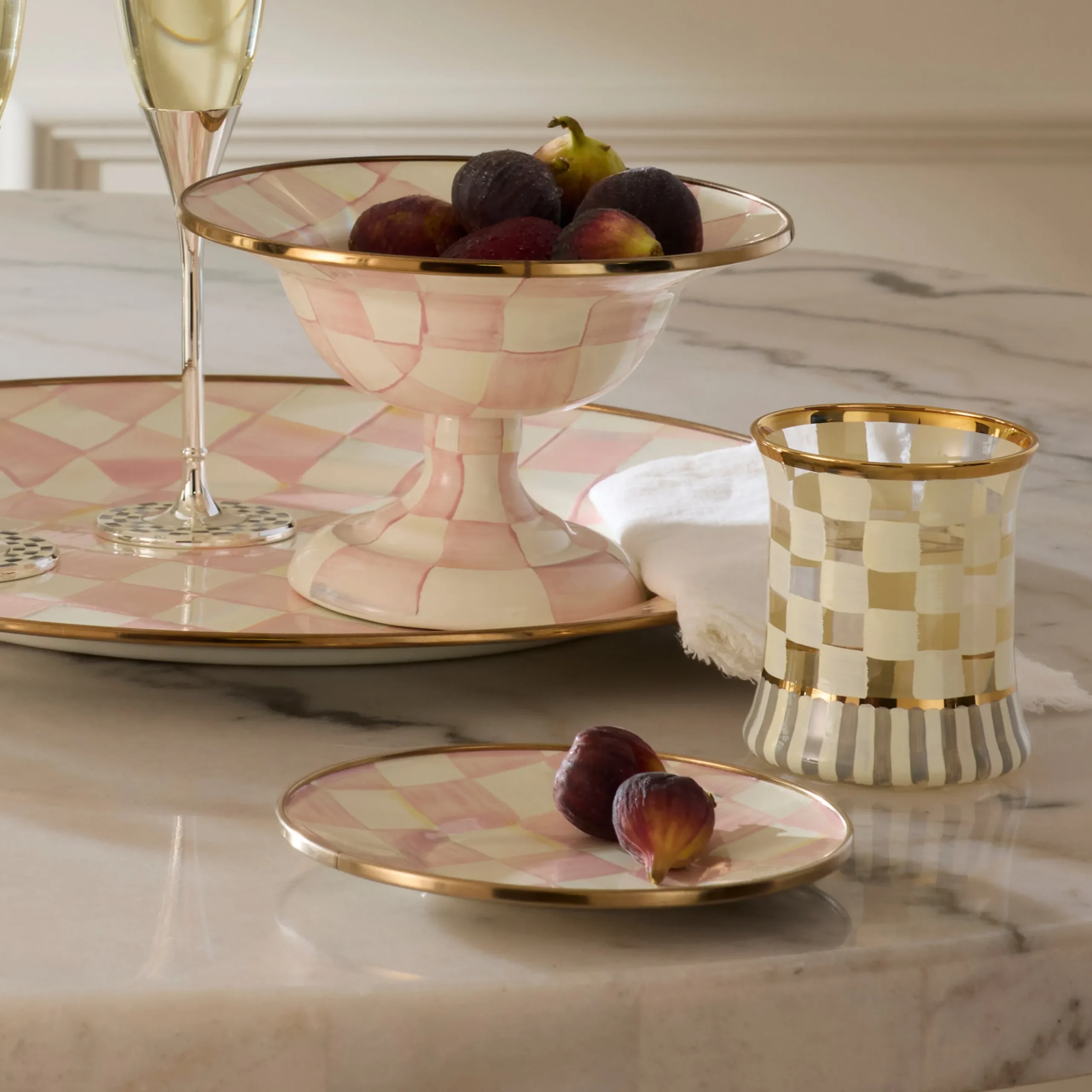 Rosy Check Saucer