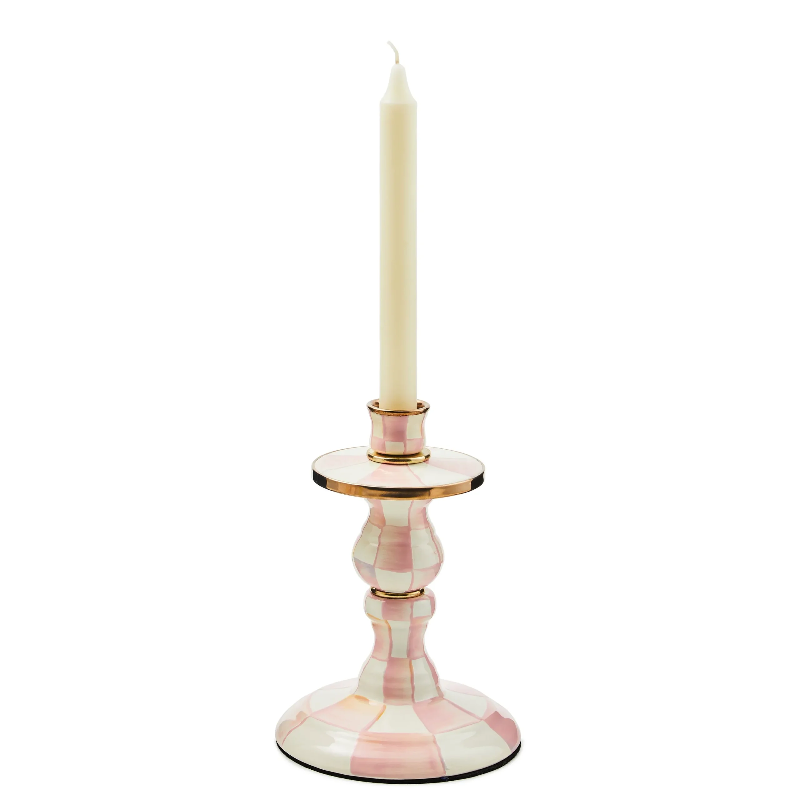 Rosy Check Small Candlestick