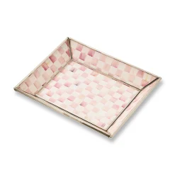 Rosy Check Small Glass Tray