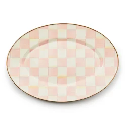 Rosy Check Small Oval Platter