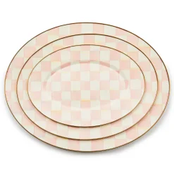 Rosy Check Small Oval Platter