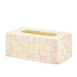 Rosy Check Standard Tissue Box Cover