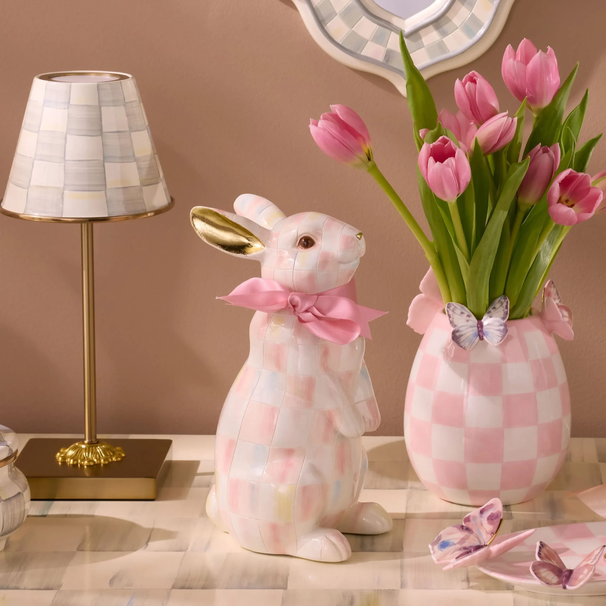 Rosy Check Standing Bunny