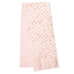 Rosy Check Table Runner