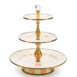 Rosy Check Three Tier Sweet Stand