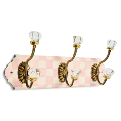 Rosy Check Triple Wall Hook