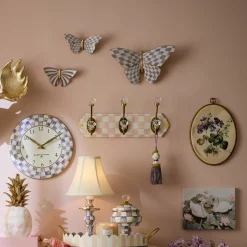 Rosy Check Triple Wall Hook