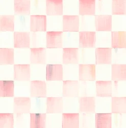 Rosy Check Wallpaper