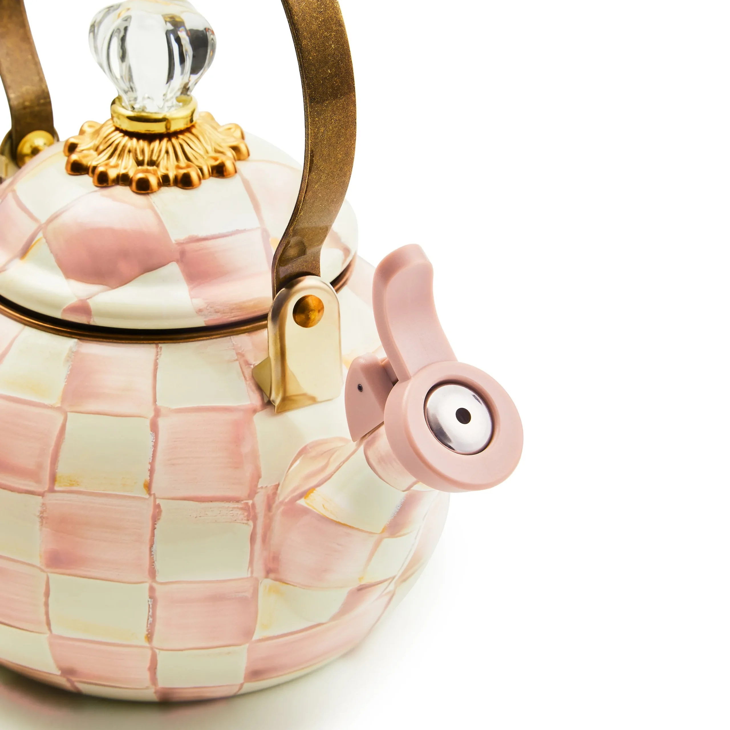 Rosy Check Whistling Tea Kettle