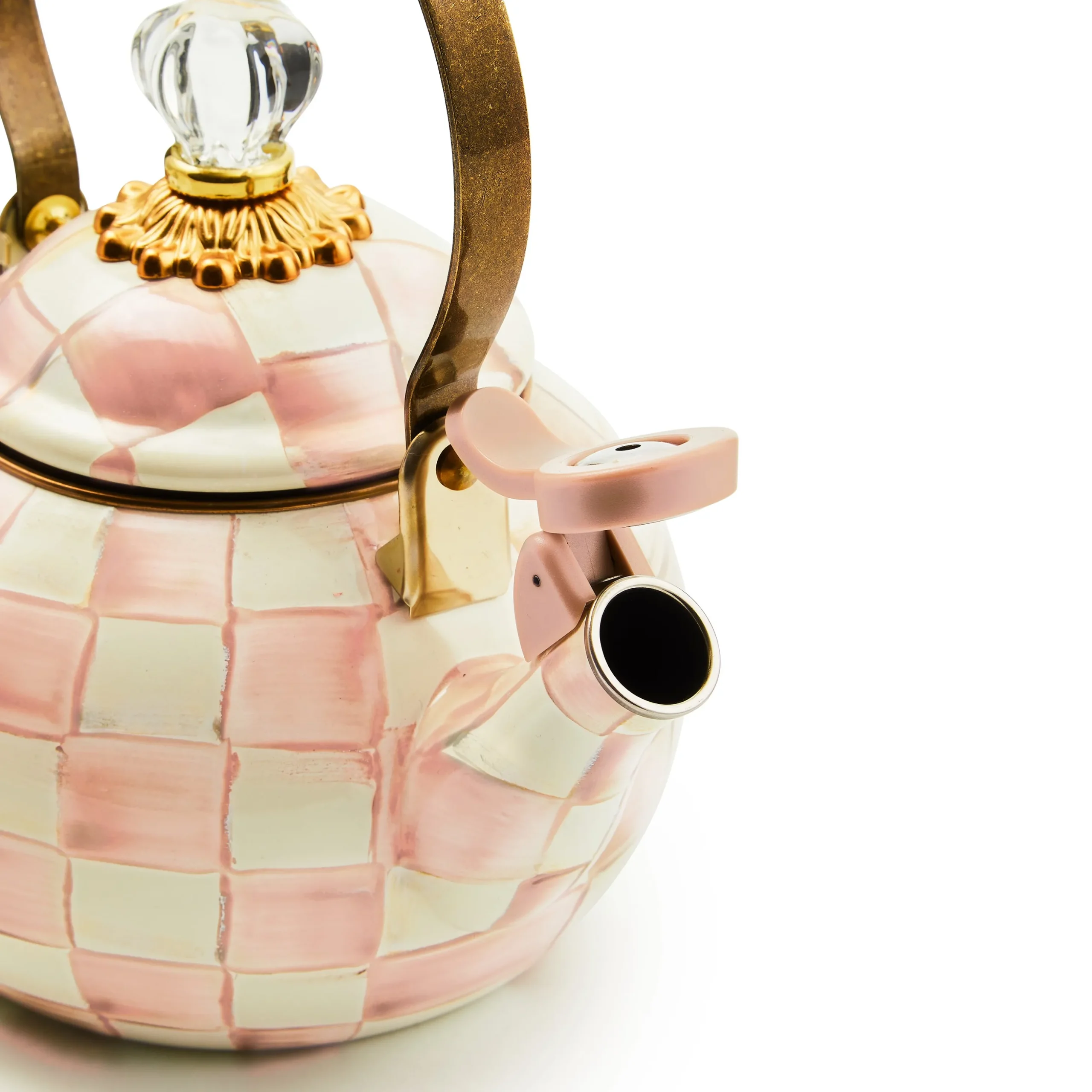 Rosy Check Whistling Tea Kettle