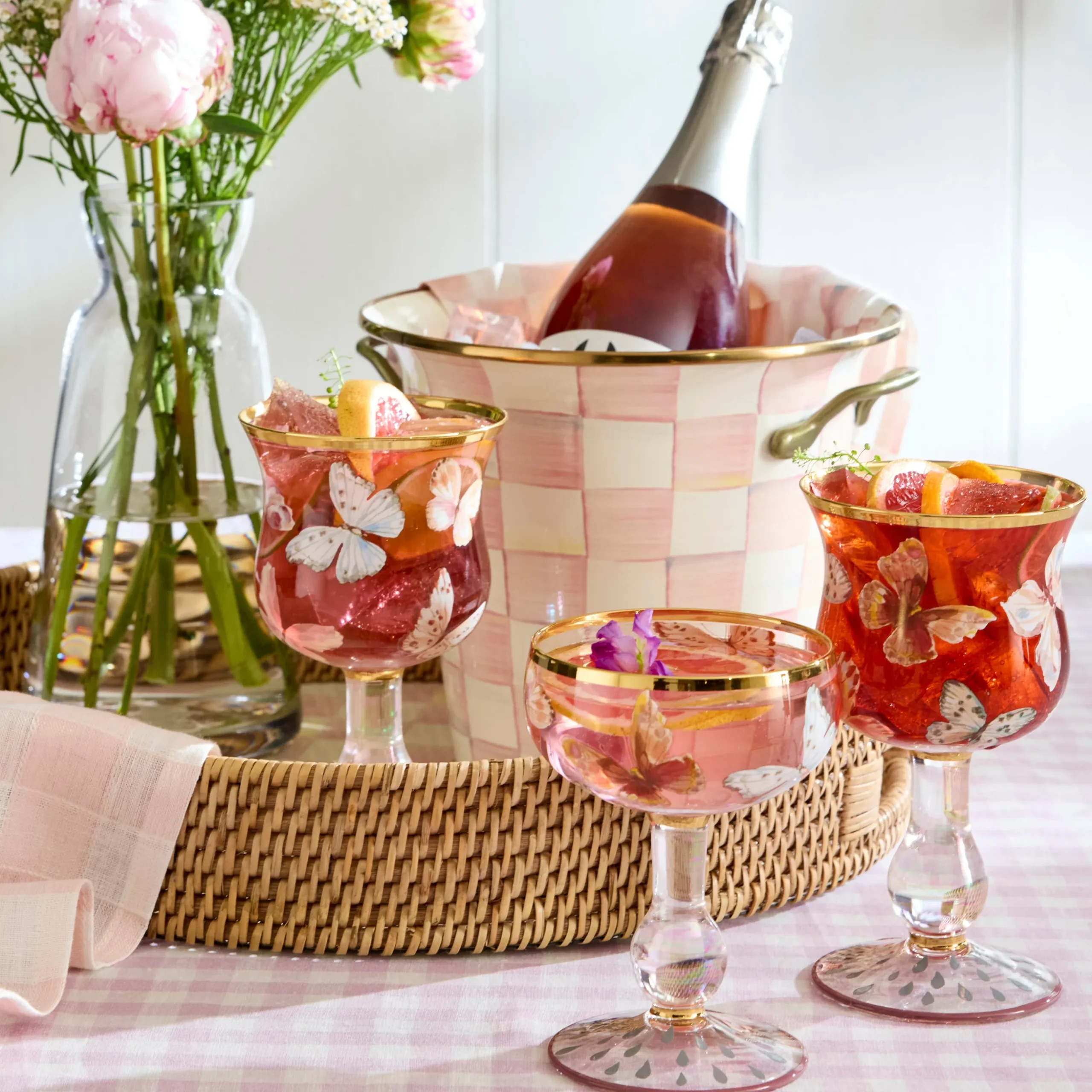 Rosy Check Wine Cooler
