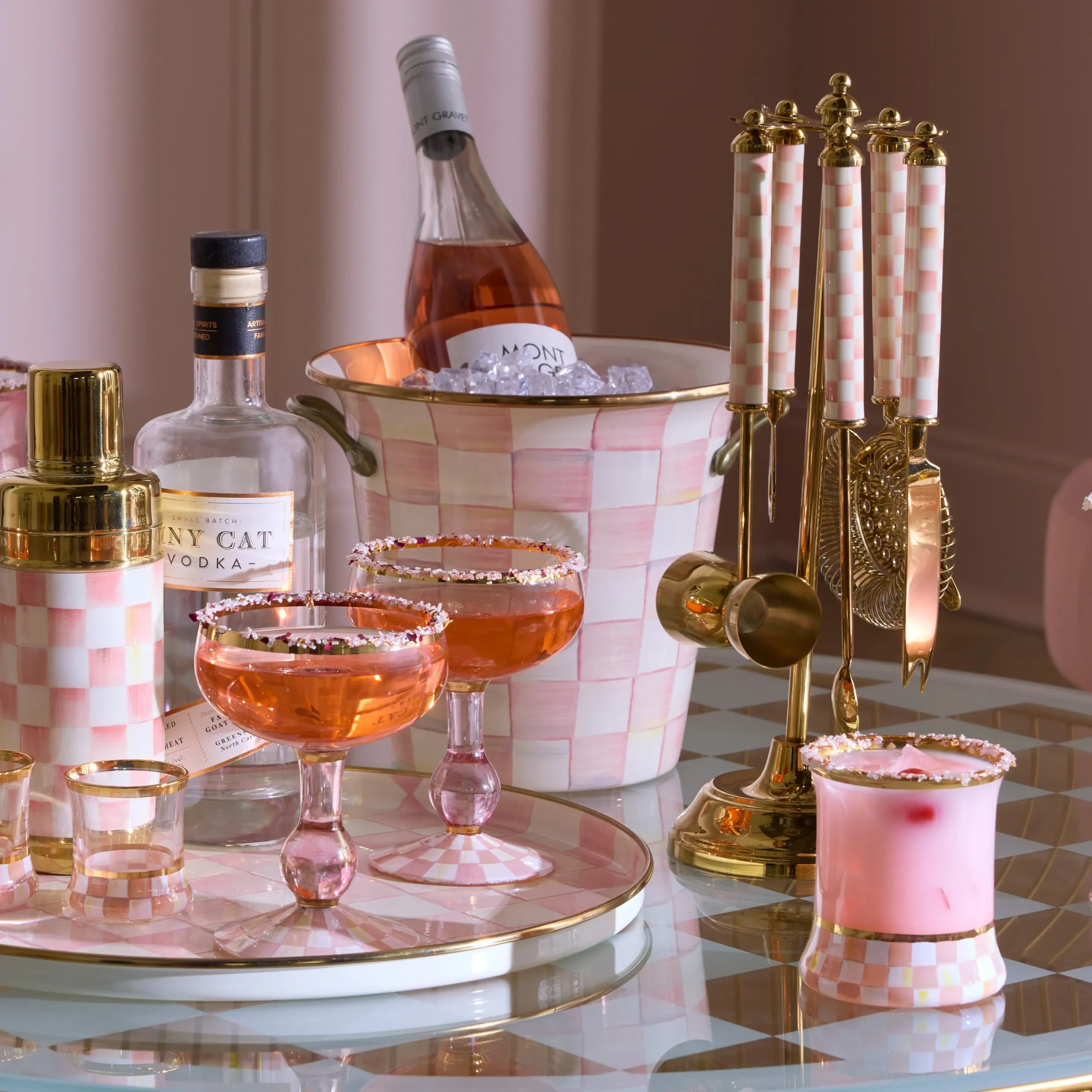 Rosy Check Wine Cooler