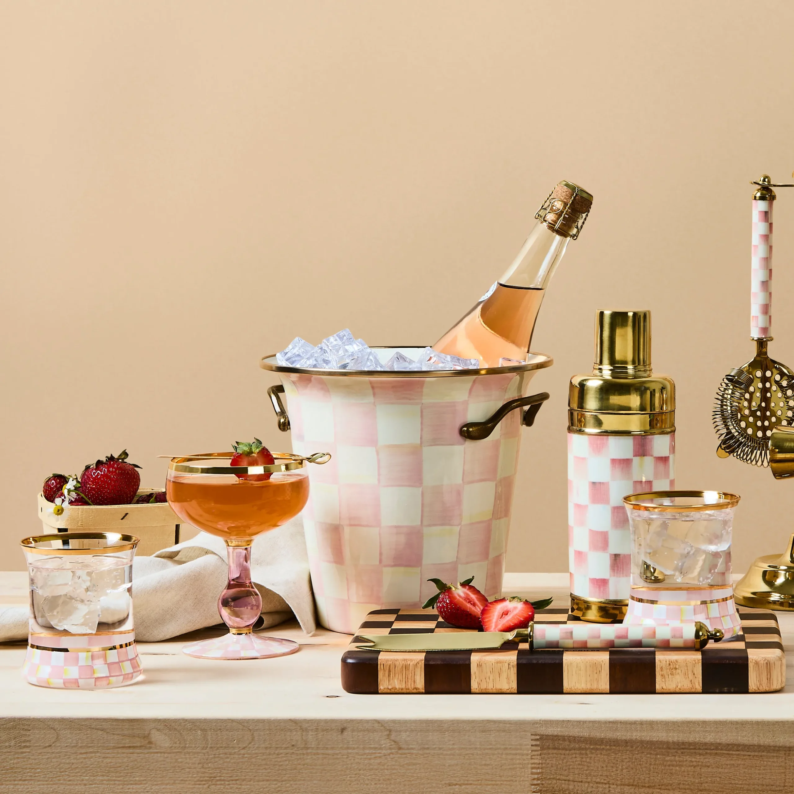 Rosy Check Wine Cooler