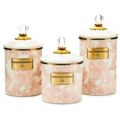 Rosy English Garden Large Canister