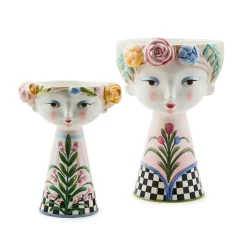 Rosy Meadow Short Lady Vase