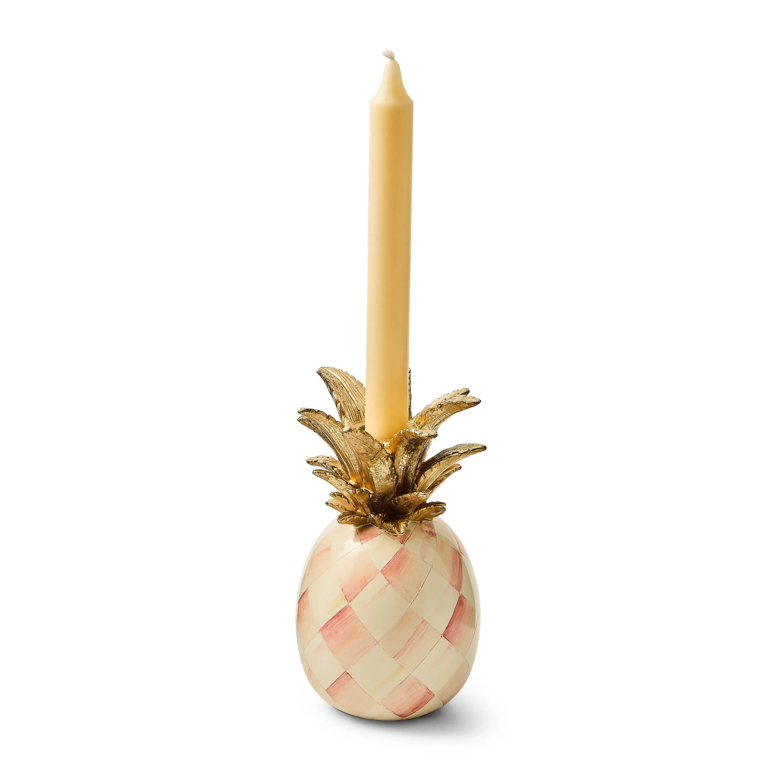 Rosy Pineapple Candle Holder