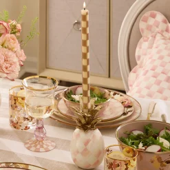 Rosy Pineapple Candle Holder