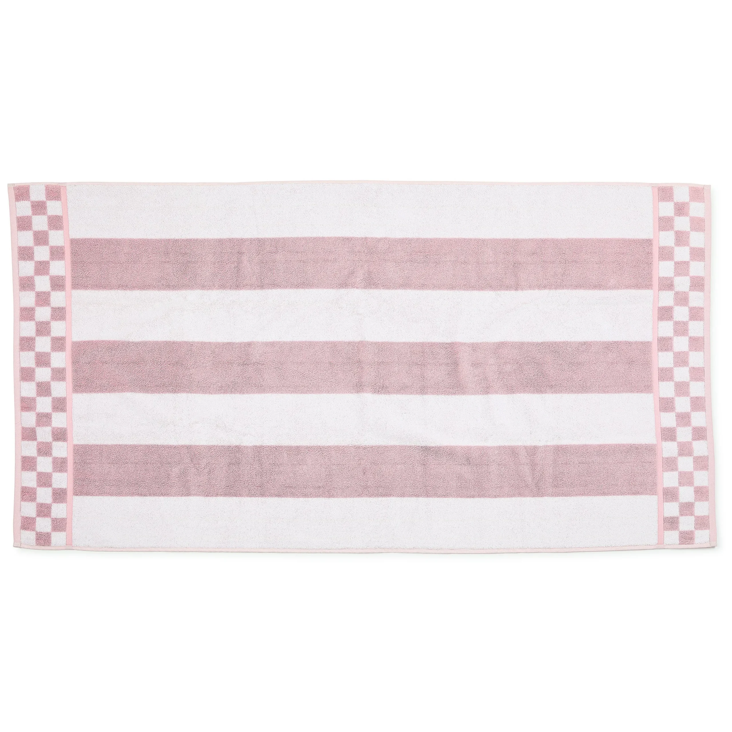 Rosy Stripe Bath Towel