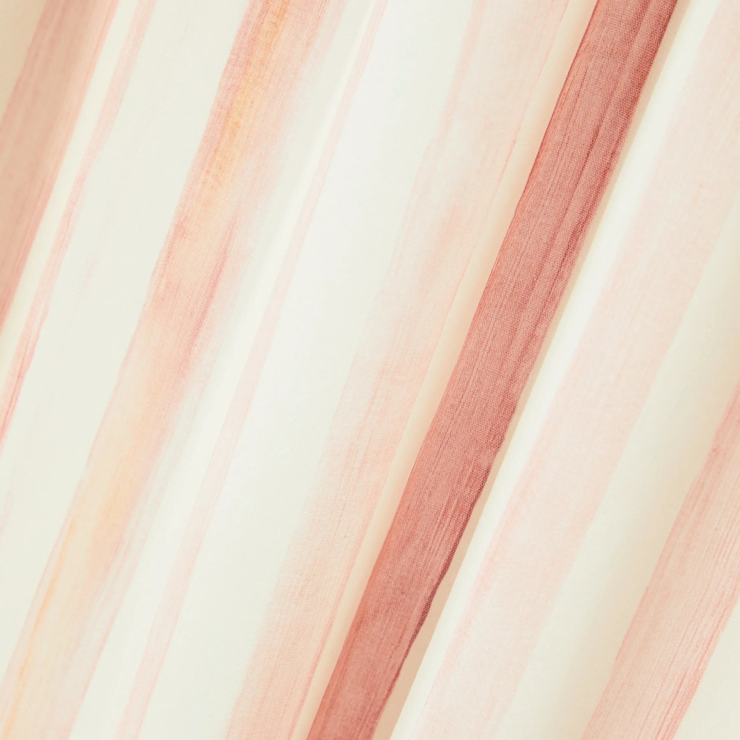 Rosy Stripe 84" Curtain Panel