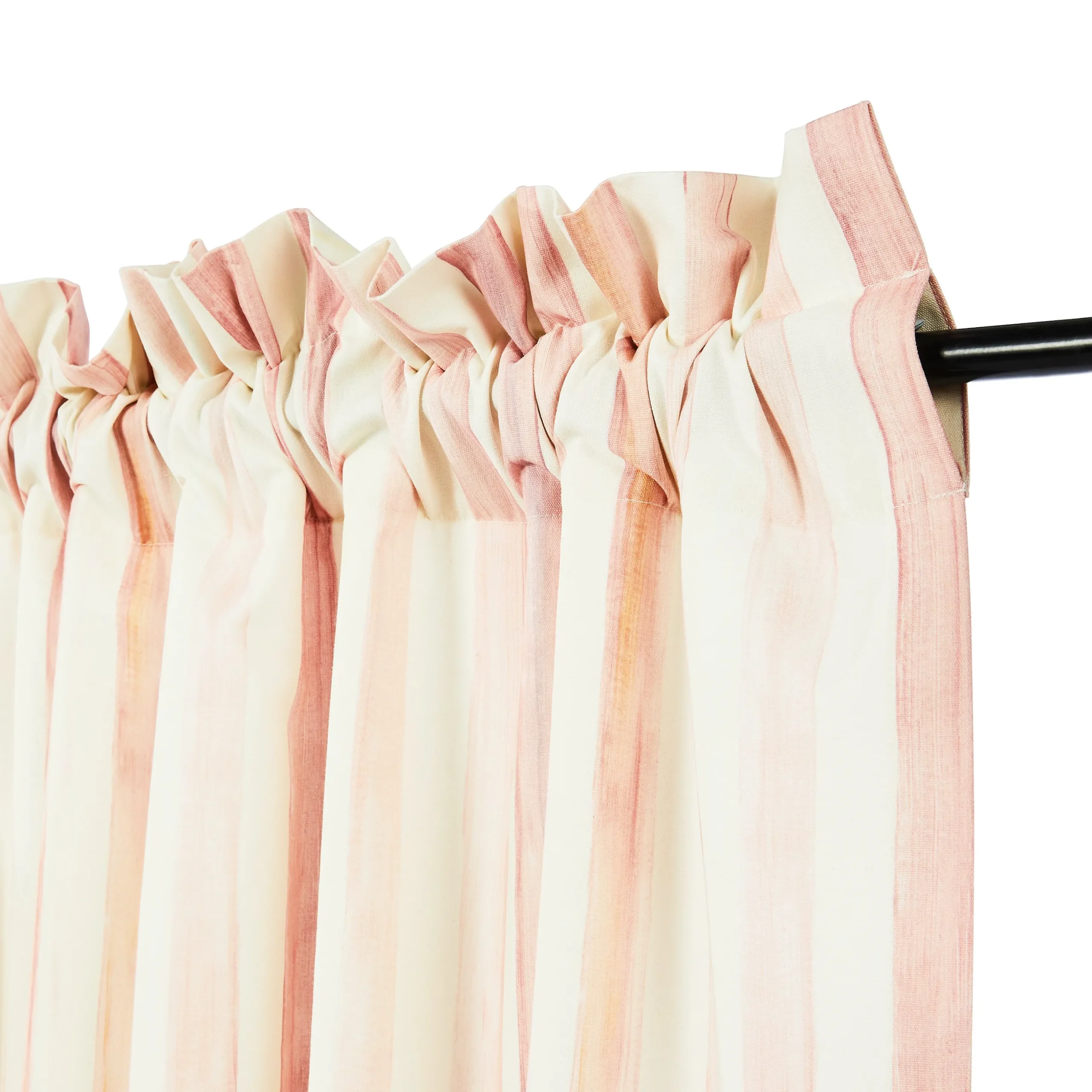 Rosy Stripe 84" Curtain Panel