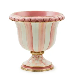 Rosy Stripe Tabletop Urn