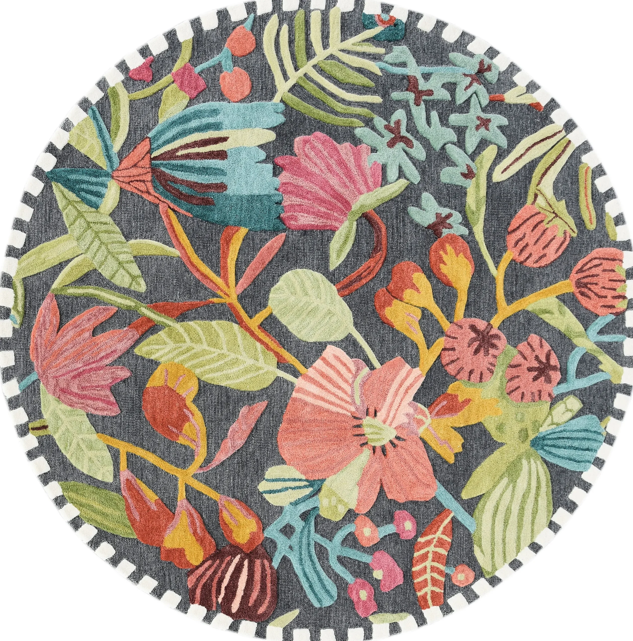 Rousseau's Forest 6' Round Rug