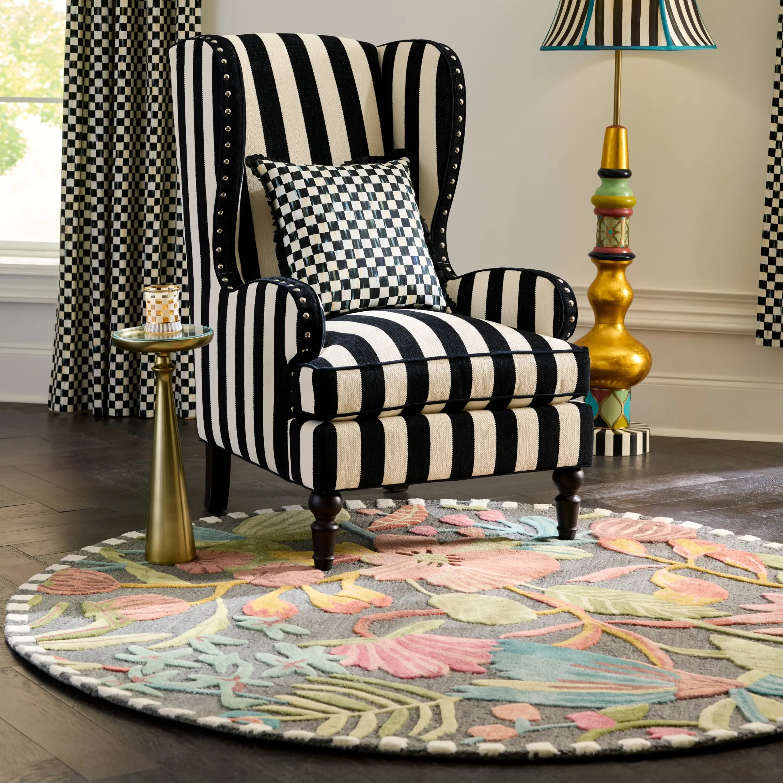 Rousseau's Forest 6' Round Rug