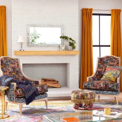 Royal Check Candlestick Lamp