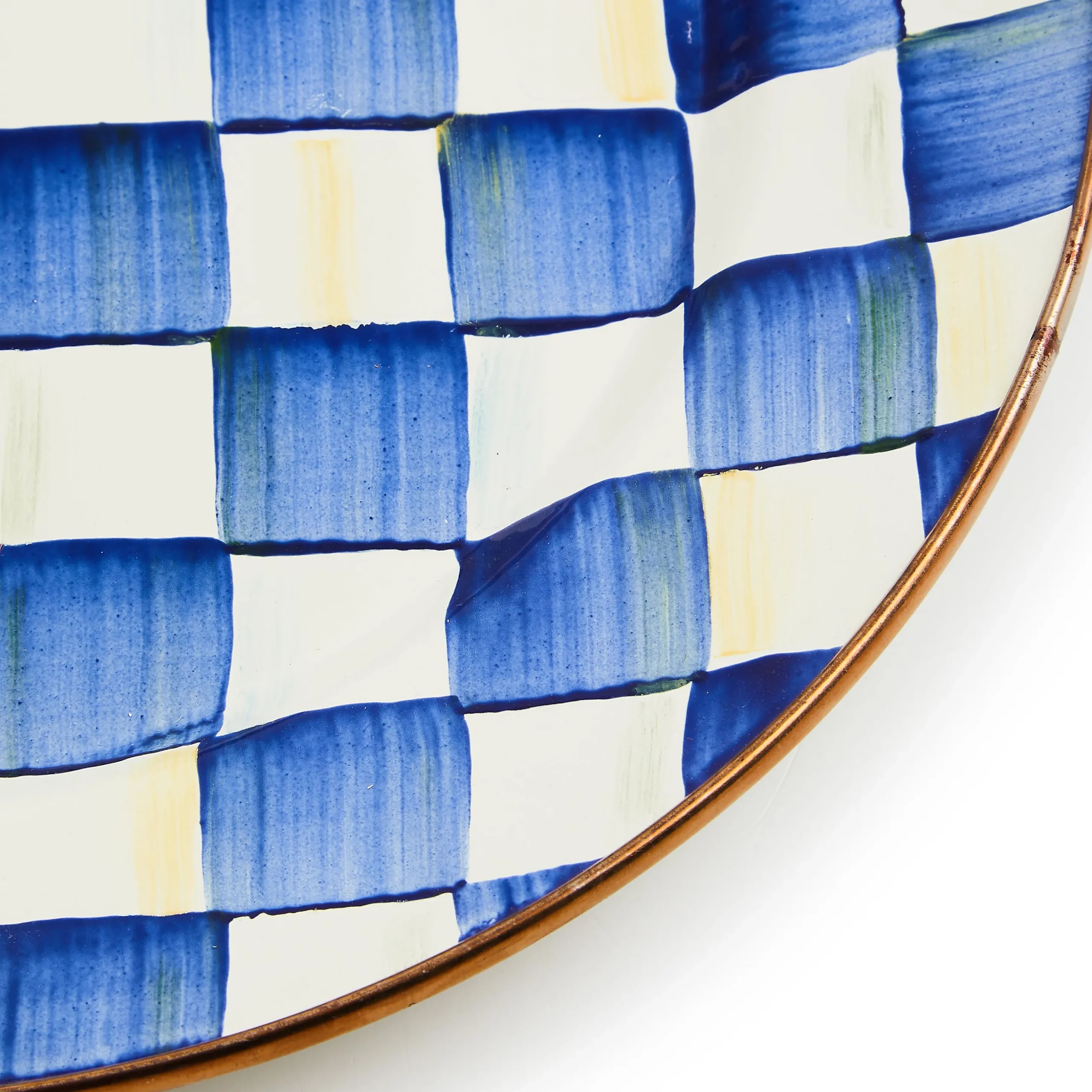 Royal Check Charger/Plate