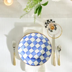Royal Check Dinner Plate
