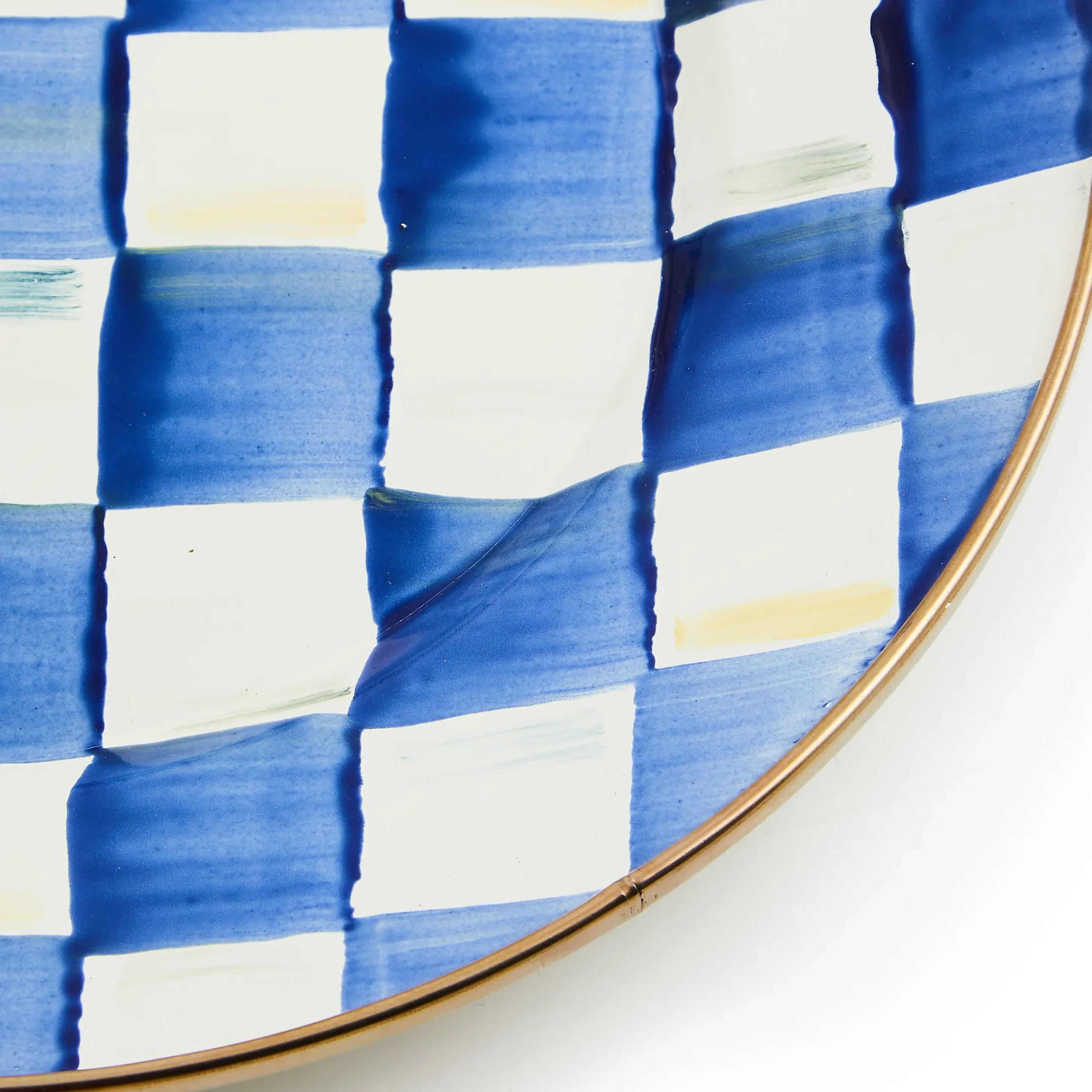 Royal Check Dinner Plate