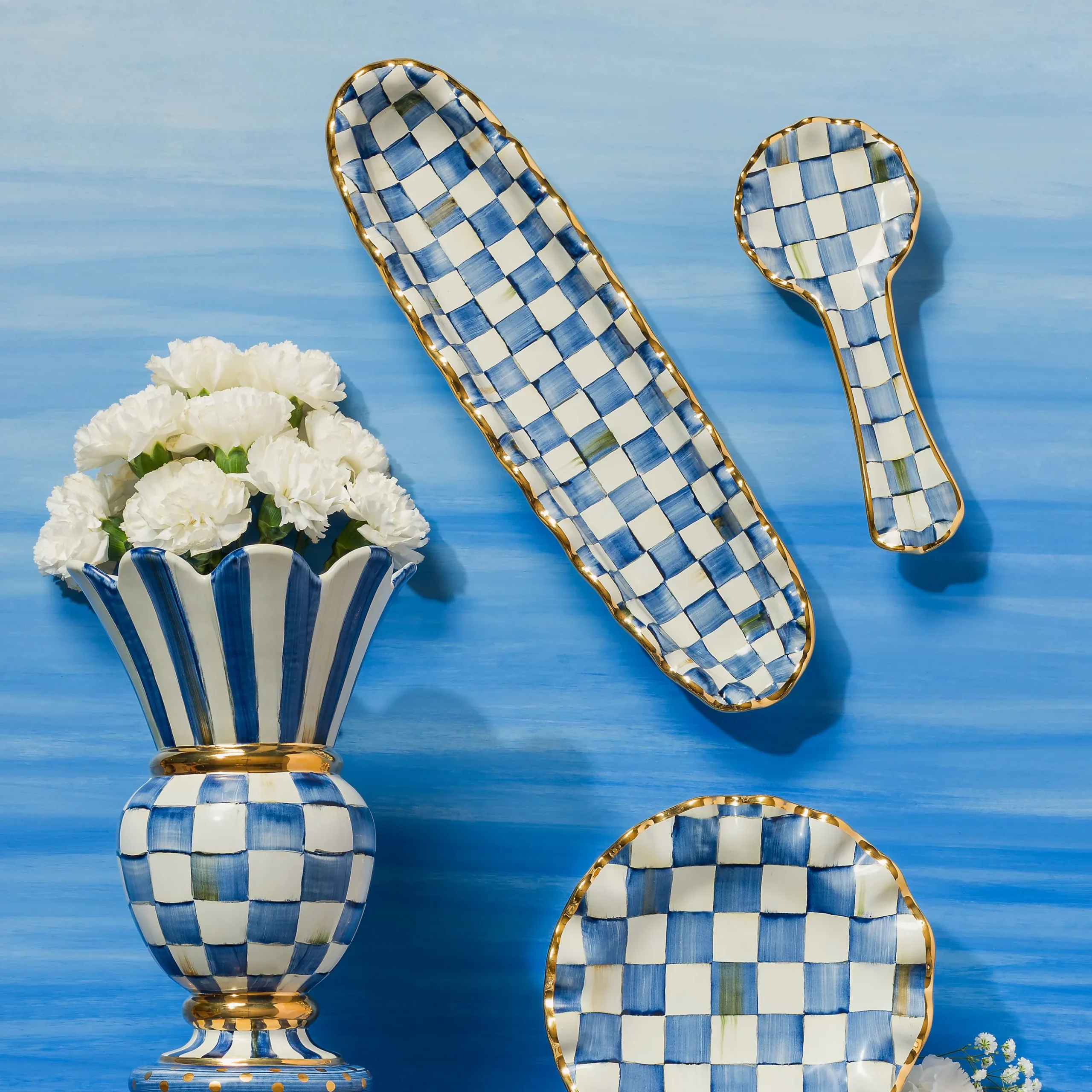 Royal Check Great Vase