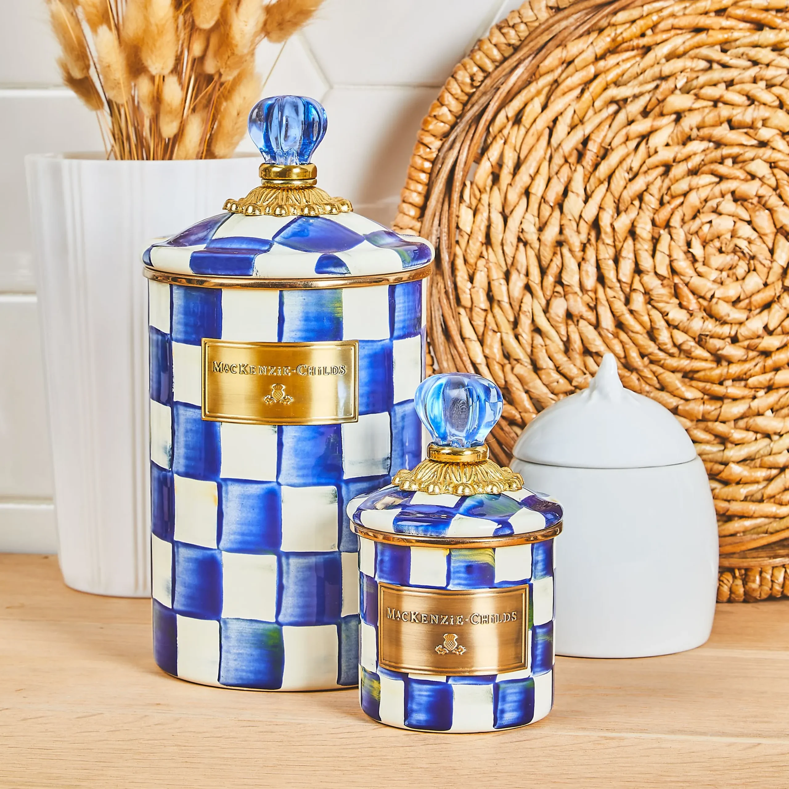 Royal Check Large Canister
