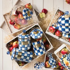 Royal Check Large Salt & Pepper Shakers