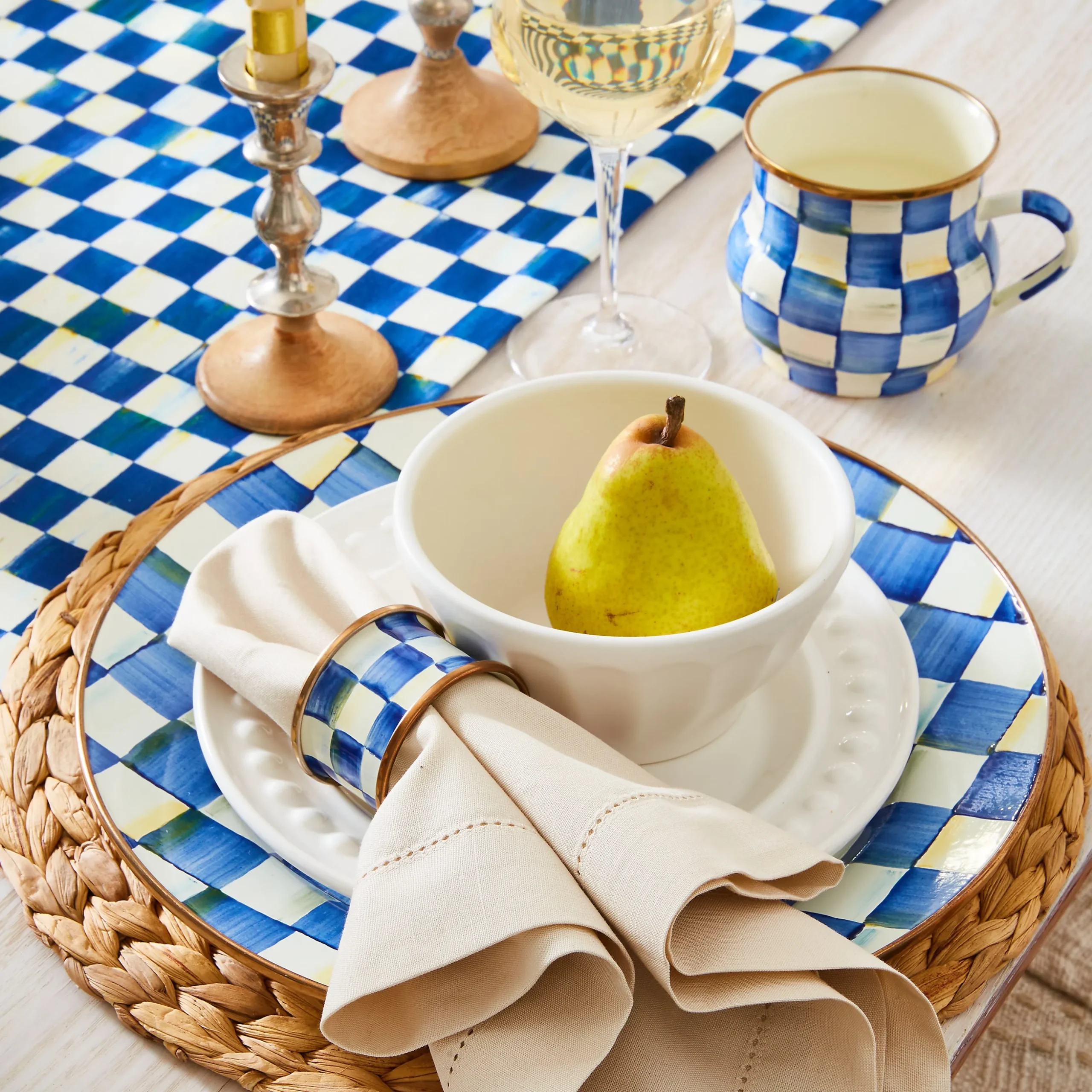 Royal Check Mug