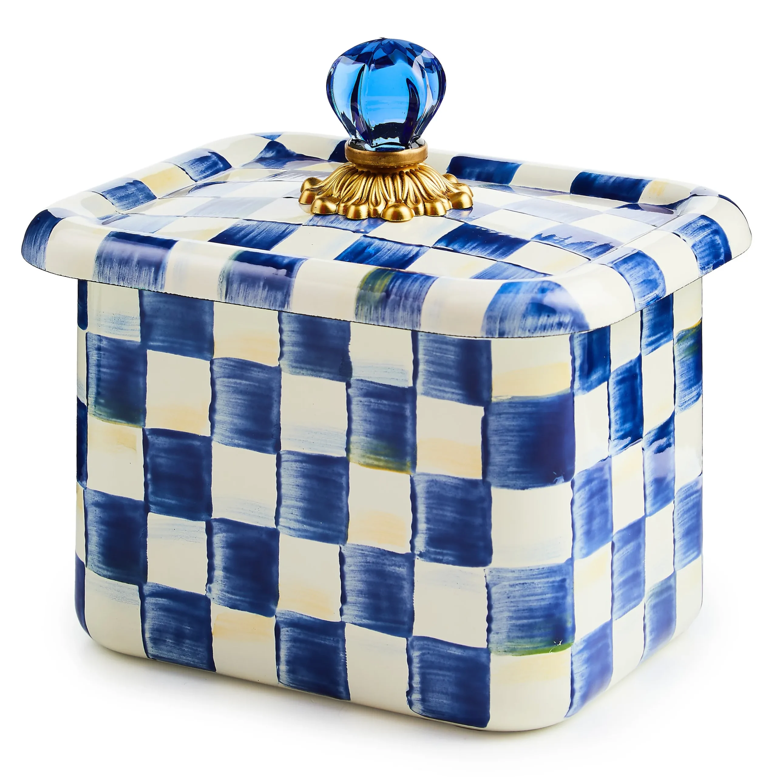 Royal Check Recipe Box
