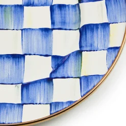 Royal Check Salad/Dessert Plate