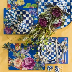 Royal Check Salad/Dessert Plate
