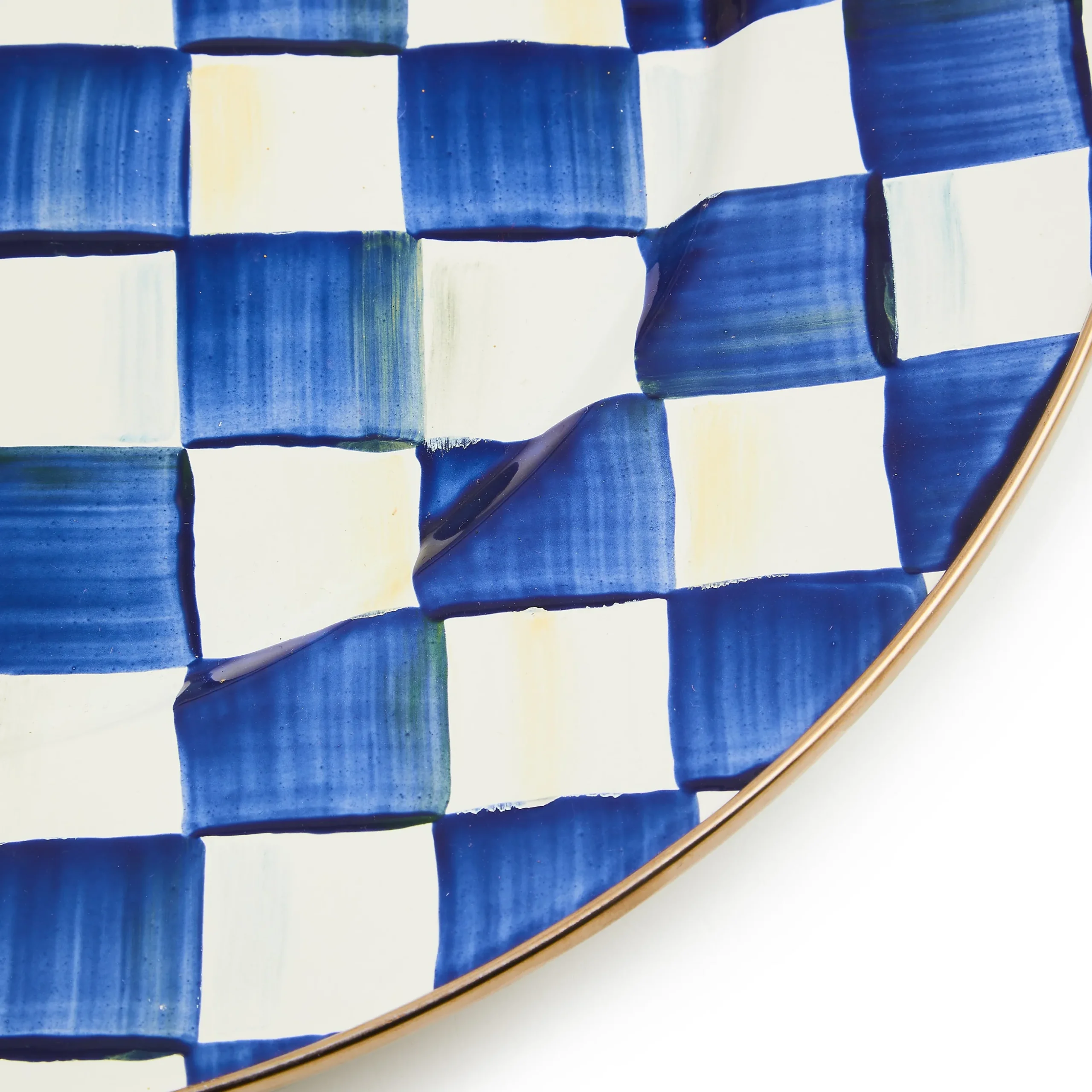 Royal Check Serving Platter