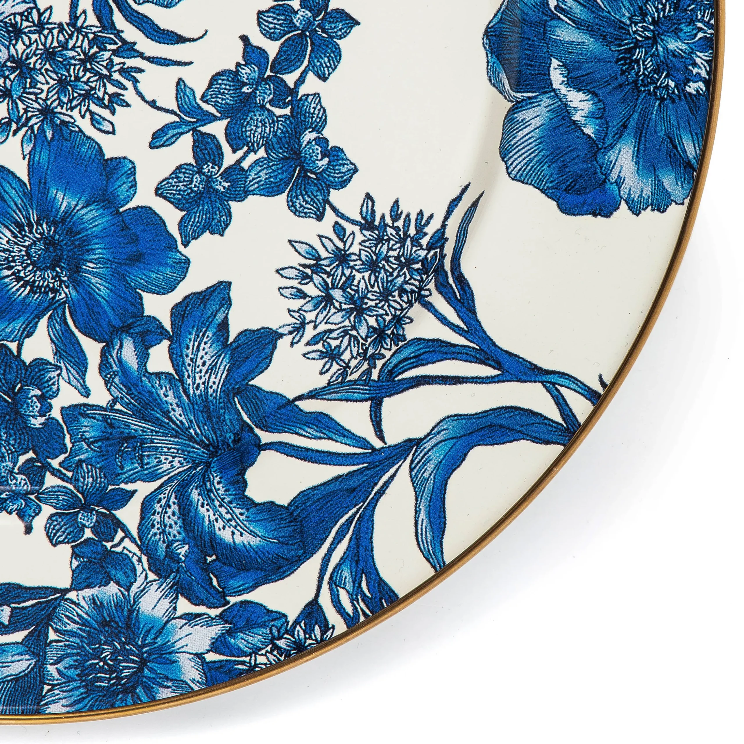Royal English Garden Enamel Charger/Plate