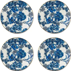 Royal English Garden Enamel Dinner Plate, Set of 4