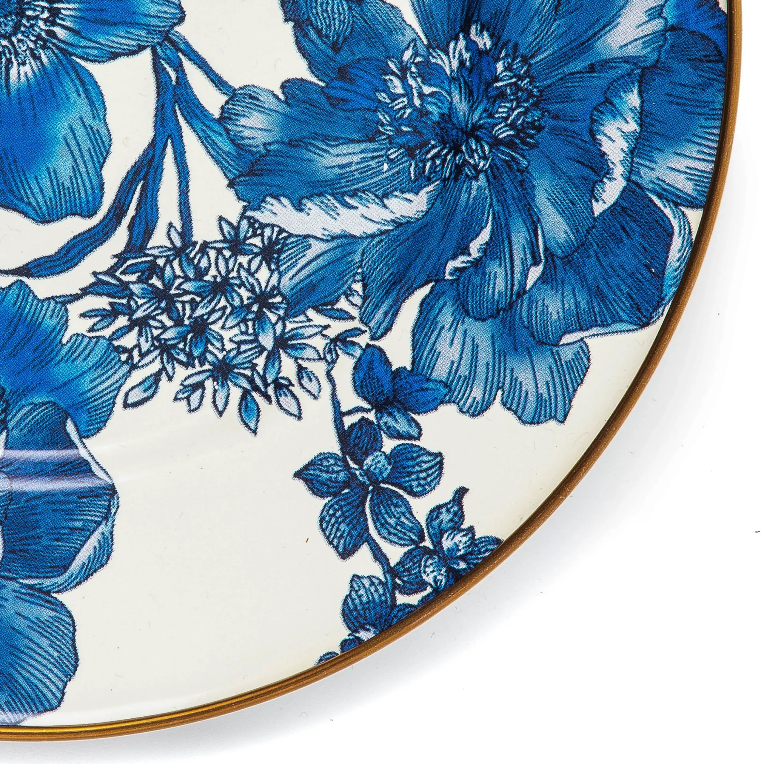 Royal English Garden Enamel Salad/Dessert Plate