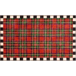 Royal Stewart Tartan Red 3' x 5' Washable Rug