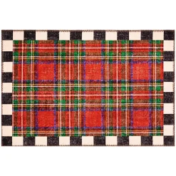 Royal Stewart Tartan Red 2' x 3' Washable Rug
