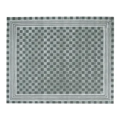 Sage Green Tonal Check 8' x 10' Rug