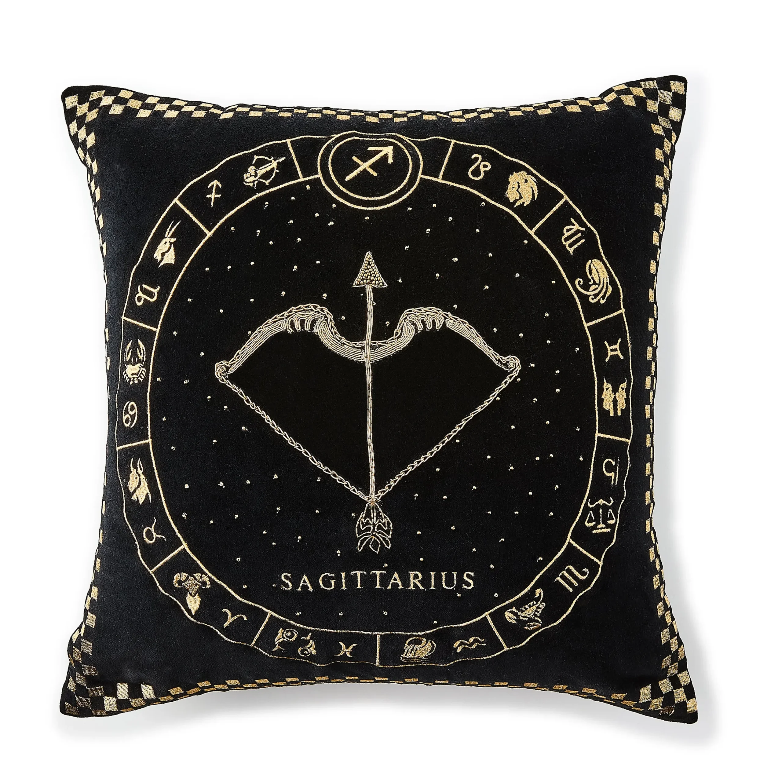 Sagittarius Zodiac Throw Pillow