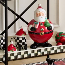 Santa Cookie Jar & Lidded Mug Set